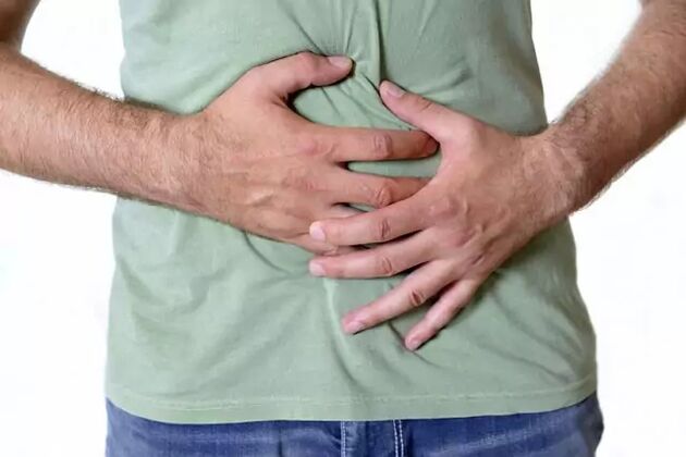 Dolore addominale con invasione elmintica