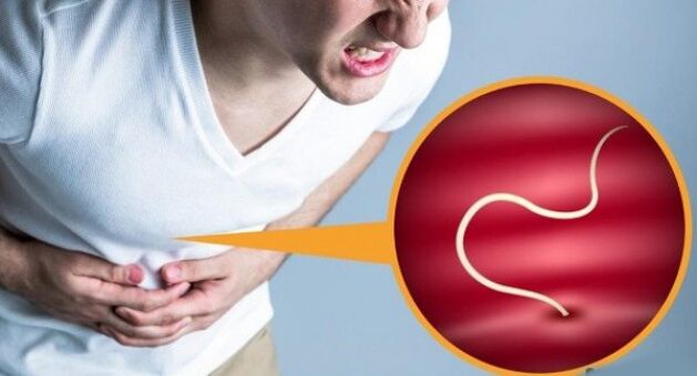 dolore addominale dovuto ai parassiti