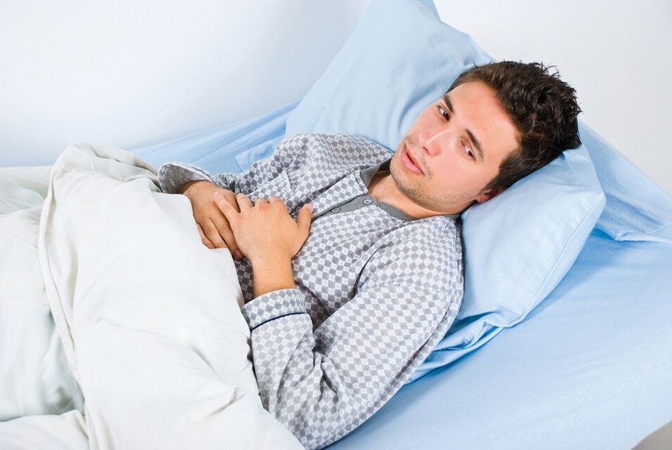 dolore addominale dovuto a parassiti protozoari